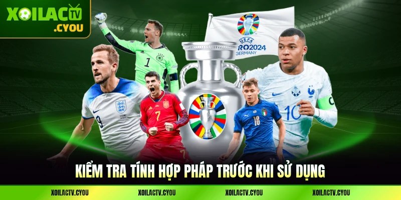 Kiểm tra tính hợp pháp khi sử dụng bất kì nền điện tử trên không gian mạng